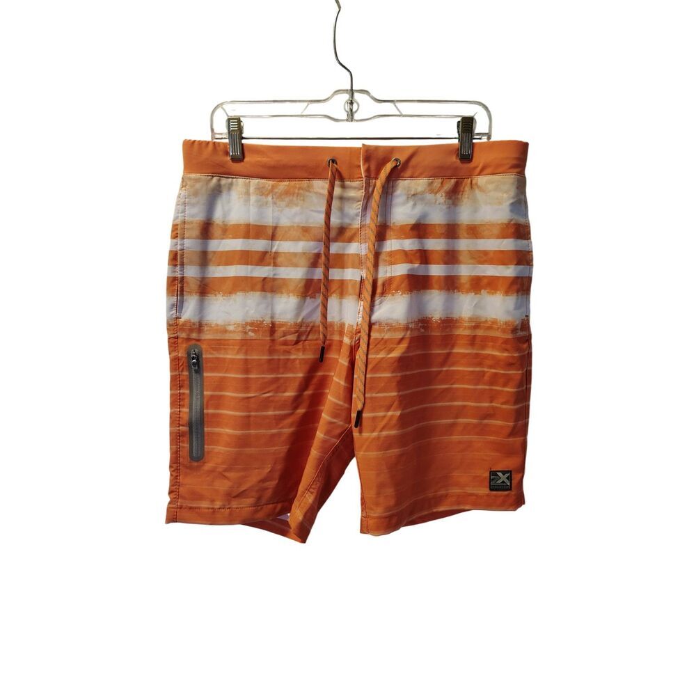 ZeroXposure Men's Medium Orange and White Trunks